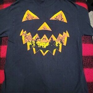 Vintage Jack O' Lantern Tee Shirt Size XL Delta Pro Weight
